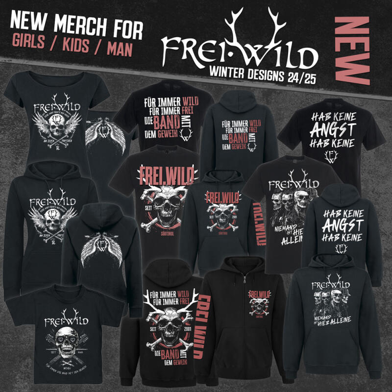 Frei.Wild - Merch Winter Designs 24/25 sind da